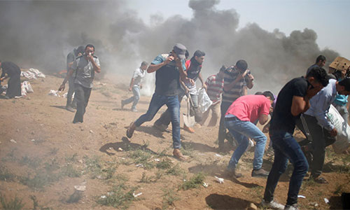 protestas en Gaza La ocupación israelí mata a cuatro palestinos en Gaza
